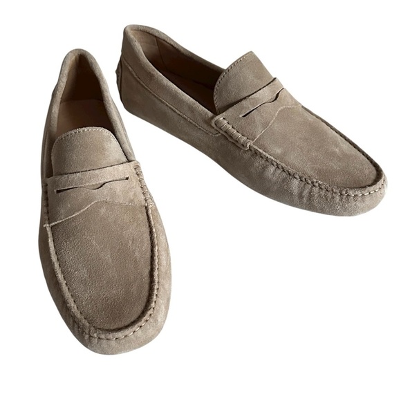 Jack Erwin Decker Suede Driving Loafers Sand Leather Portugal main image 13